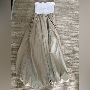Persaya Neutral Balloon Maxi Dress